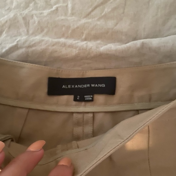 Alexander Wang wide leg khaki’s. - Picture 2 of 3